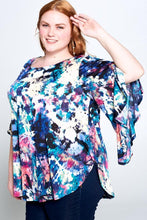 Load image into Gallery viewer, A Splash of Color Bell Sleeve Top
