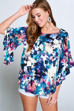 Load image into Gallery viewer, A Splash of Color Bell Sleeve Top