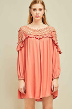 Load image into Gallery viewer, Deep in Love Dress in Salmon