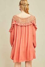 Load image into Gallery viewer, Deep in Love Dress in Salmon