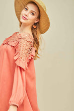 Load image into Gallery viewer, Deep in Love Dress in Salmon
