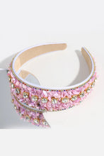 Load image into Gallery viewer, Lavender Stone and Rhinestone Headband