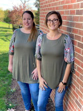 Load image into Gallery viewer, Secret Garden Top in Olive