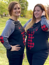 Load image into Gallery viewer, Oh Deer Plaid Top