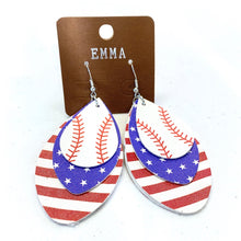 Load image into Gallery viewer, Take Me Out To The Ball Game Earrings
