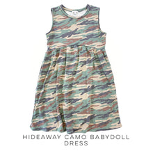 Load image into Gallery viewer, Hideaway Camo Babydoll Dress