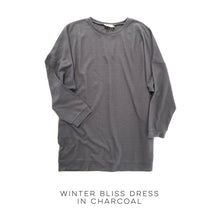 Load image into Gallery viewer, Winter Bliss Dress in Charcoal