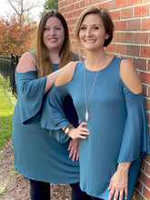 Load image into Gallery viewer, Southern Belle Top in Antique Blue