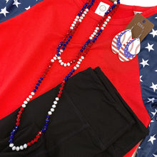 Load image into Gallery viewer, Layer Me Up Necklace in Red, White, & Blue