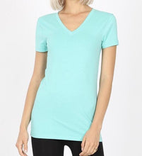 Load image into Gallery viewer, Basically Beautiful V-Neck Tee