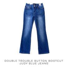 Load image into Gallery viewer, Double Trouble Button Bootcut Judy Blue Jeans
