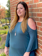 Load image into Gallery viewer, Southern Belle Top in Antique Blue