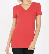 Load image into Gallery viewer, Basically Beautiful V-Neck Tee