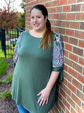 Load image into Gallery viewer, Secret Garden Top in Olive