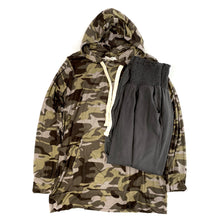 Load image into Gallery viewer, Cozy Days Camo Hoodie in Army Green