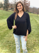 Load image into Gallery viewer, In My Own Time Top in Black