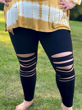 Load image into Gallery viewer, My Laser Cut Leggings in Black