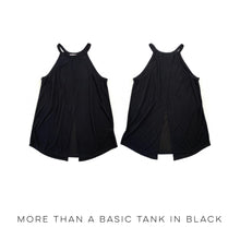 Load image into Gallery viewer, More Than a Basic Tank in Black