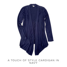 Load image into Gallery viewer, A Touch of Style Cardigan in Navy