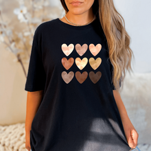 Load image into Gallery viewer, Neutral watercolor hearts