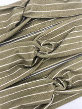 Load image into Gallery viewer, Dark Olive Stripe Headband