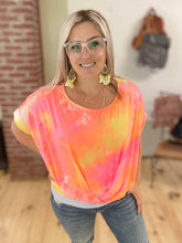 Load image into Gallery viewer, Fiery Skies Twist Top