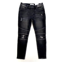 Load image into Gallery viewer, Drive Me Wild KanCan Black Moto Jeans