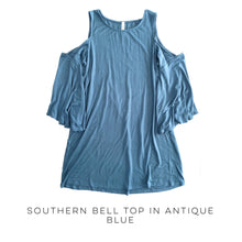 Load image into Gallery viewer, Southern Belle Top in Antique Blue