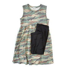 Load image into Gallery viewer, Hideaway Camo Babydoll Dress