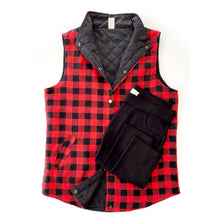 Load image into Gallery viewer, Role Reversal Plaid Vest