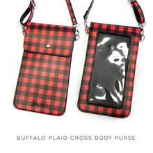 Load image into Gallery viewer, Buffalo Plaid Cross Body Purse