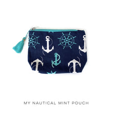 Load image into Gallery viewer, My Nautical Mint Pouch