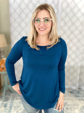 Load image into Gallery viewer, Across the World Top in Teal