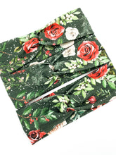 Load image into Gallery viewer, Snowy Christmas Floral Headband