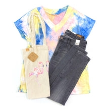Load image into Gallery viewer, Blue Skies Ahead Tie Dye Top