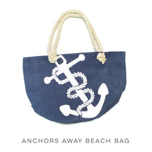 Load image into Gallery viewer, Anchors Away Beach Bag