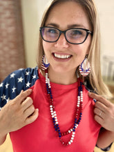 Load image into Gallery viewer, Layer Me Up Necklace in Red, White, & Blue