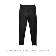 Load image into Gallery viewer, A Pocket of Fun Black Leggings