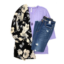 Load image into Gallery viewer, Totally Satisfied Floral Cardigan