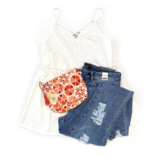 Load image into Gallery viewer, Abstract Coral Pouch