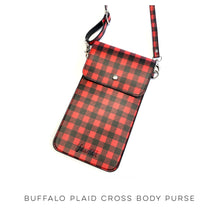 Load image into Gallery viewer, Buffalo Plaid Cross Body Purse