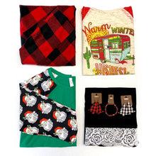 Load image into Gallery viewer, Santa's on His Way Raglan Tee