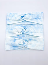 Load image into Gallery viewer, Light Blue Tie Dye Headband