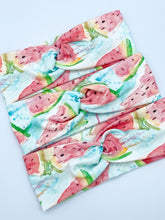 Load image into Gallery viewer, Watercolor Watermelon Headband
