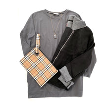 Load image into Gallery viewer, Winter Bliss Dress in Charcoal