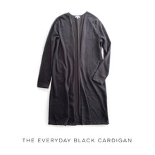 Load image into Gallery viewer, The Every Day Black Cardigan