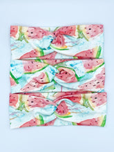 Load image into Gallery viewer, Watercolor Watermelon Headband