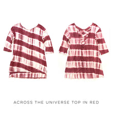 Load image into Gallery viewer, Across the Universe Top in Red