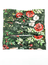 Load image into Gallery viewer, Snowy Christmas Floral Headband