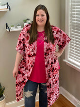 Load image into Gallery viewer, Acid Washed in Pink Kimono